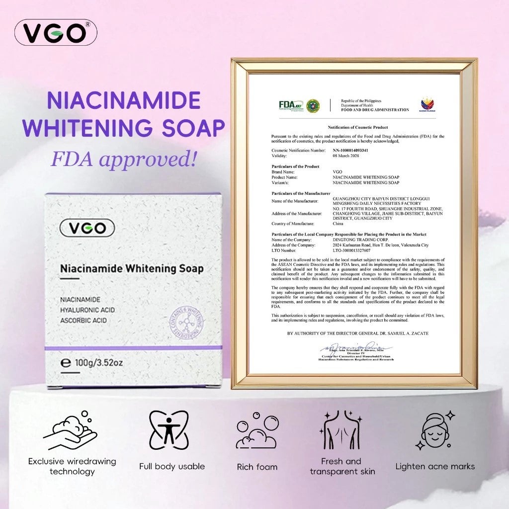VGO Niacinamide Soap 100g