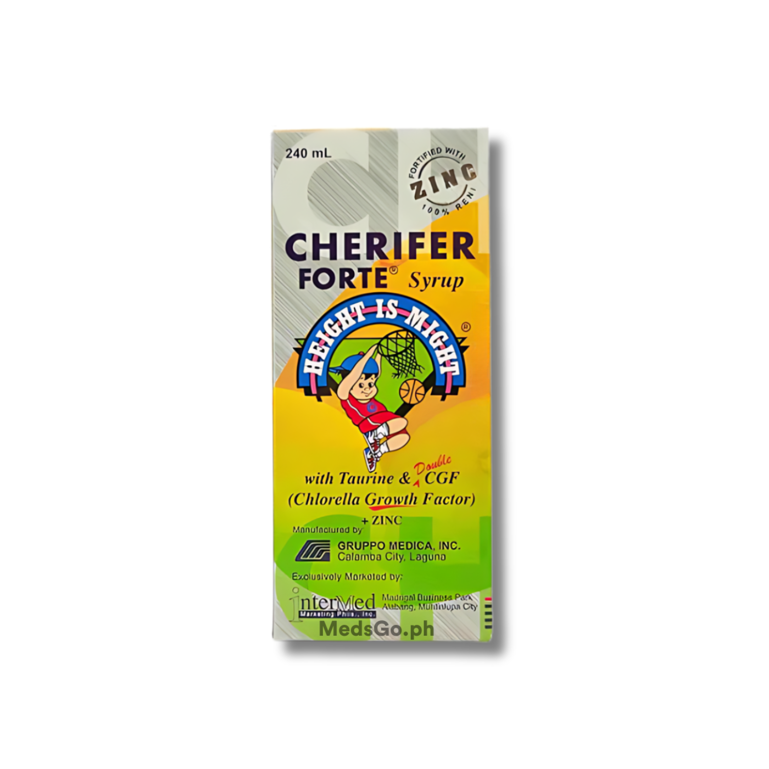 Cherifer Forte With Zinc & Double CGF Syrup 240ml