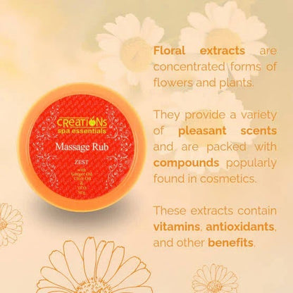 Creation Zest Massage Rub 50g