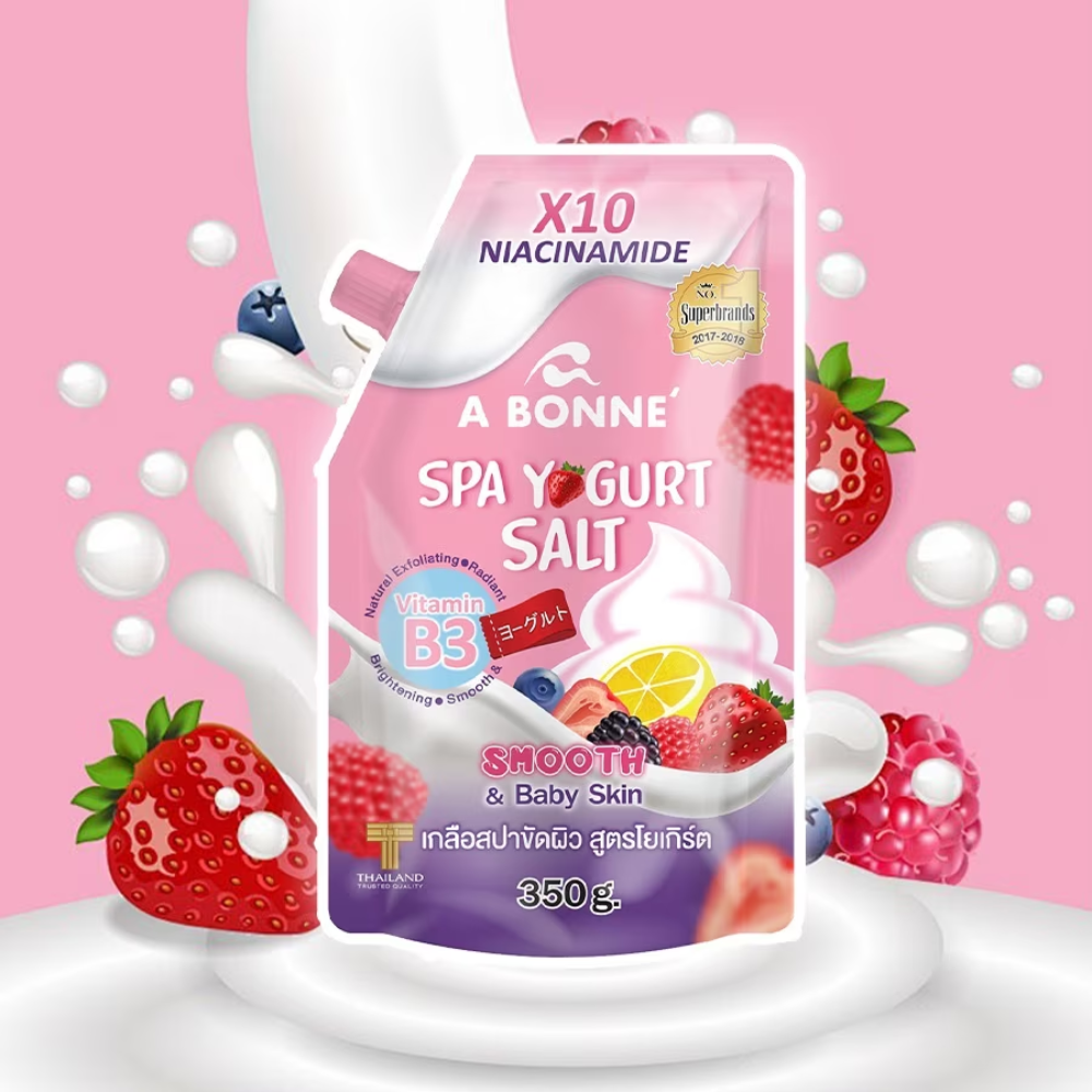 A Bonne' Spa Yogurt Salt with 10x Niacinamide 350g