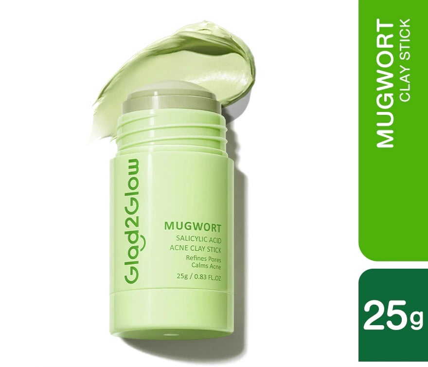 Glad2Glow Mugwort Salicylic Acid Acne Clay Stick 25g