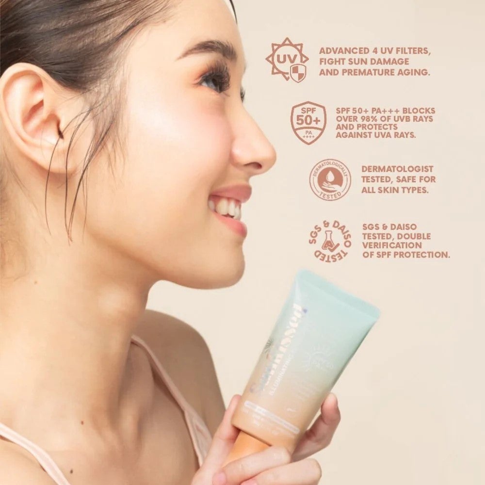 Barefaced Sunkissed Illuminating Sunscreen SPF 30 PA+++ 50g