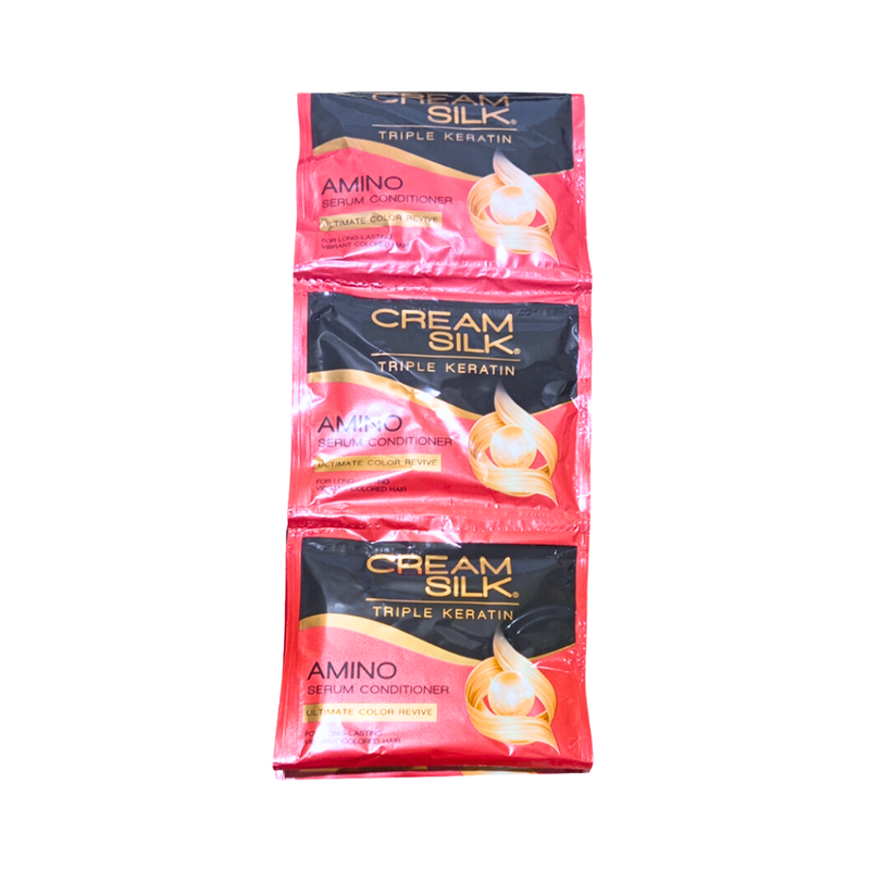 Creamsilk Triple Keratin Rescue Ultra Conditioner Ultimate Color Revive 10ml x 12's