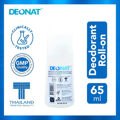 Deonat Natural Mineral Deodorant Roll-On 65ml