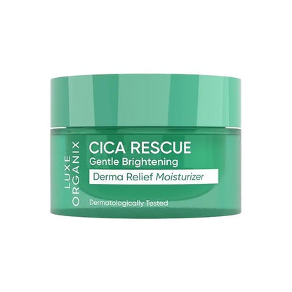 Luxe Organix Cica Rescue Gentle Brightening Derma Relief Moisturizer 50g
