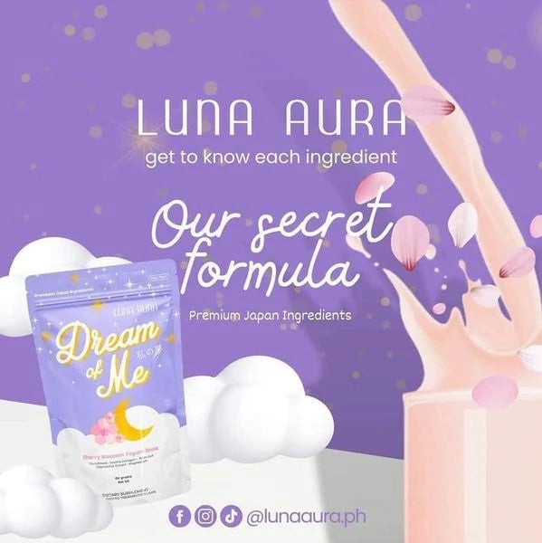 Luna Aura Dream of Me Cherry Blossom Yogurt Drink
