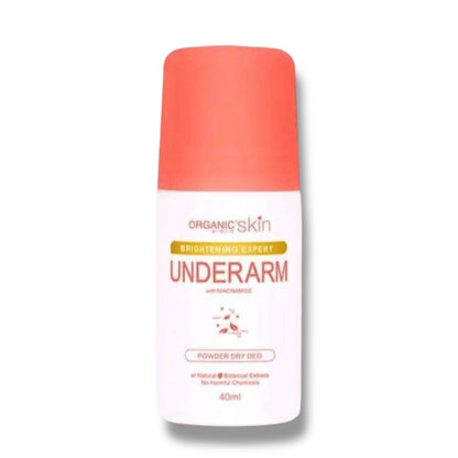 Organic Skin Japan Intensive Whitening Underarm Powder Dry Deodorant Roll on