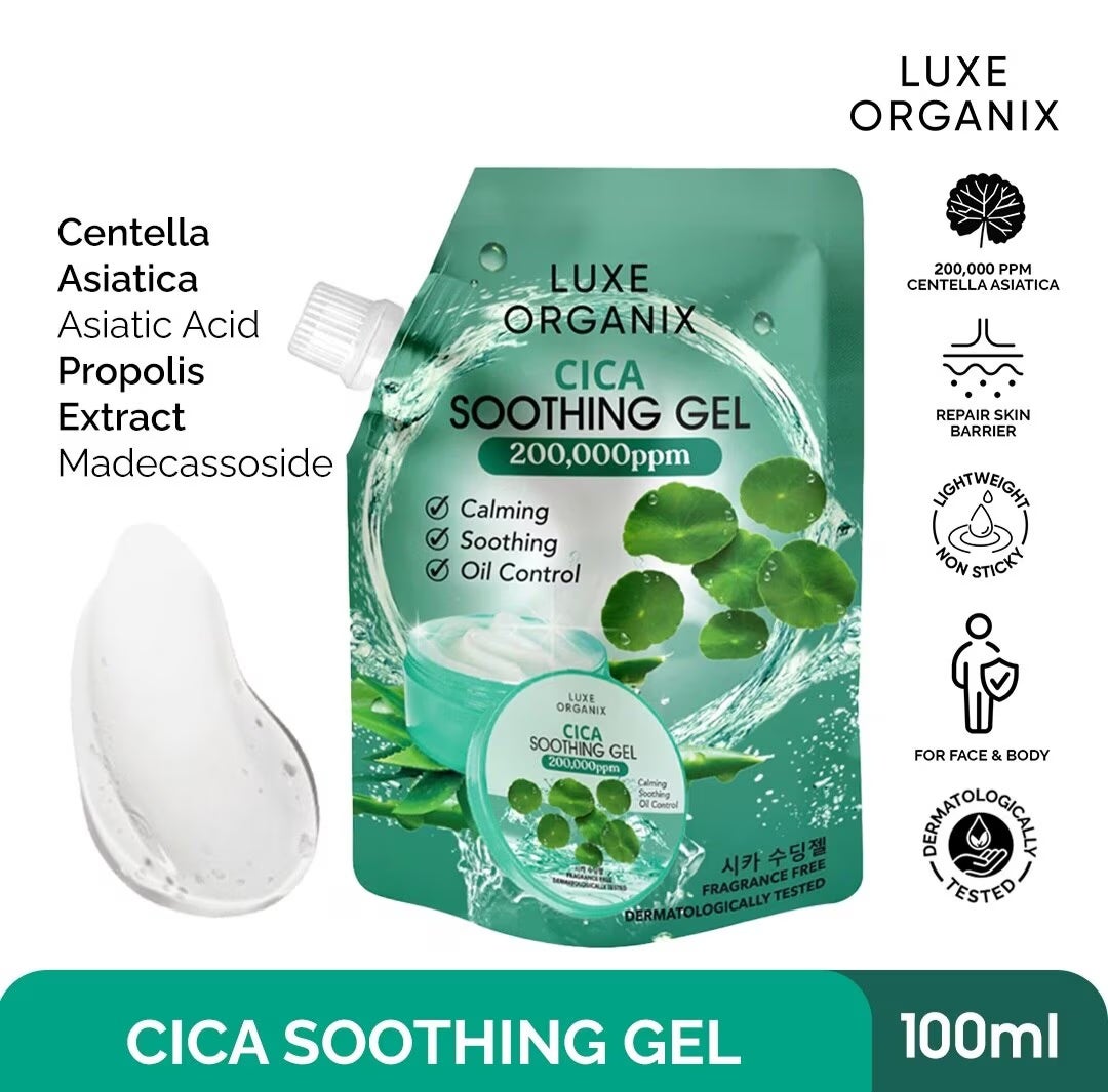 Luxe Organix Cica Soothing Gel 100ml