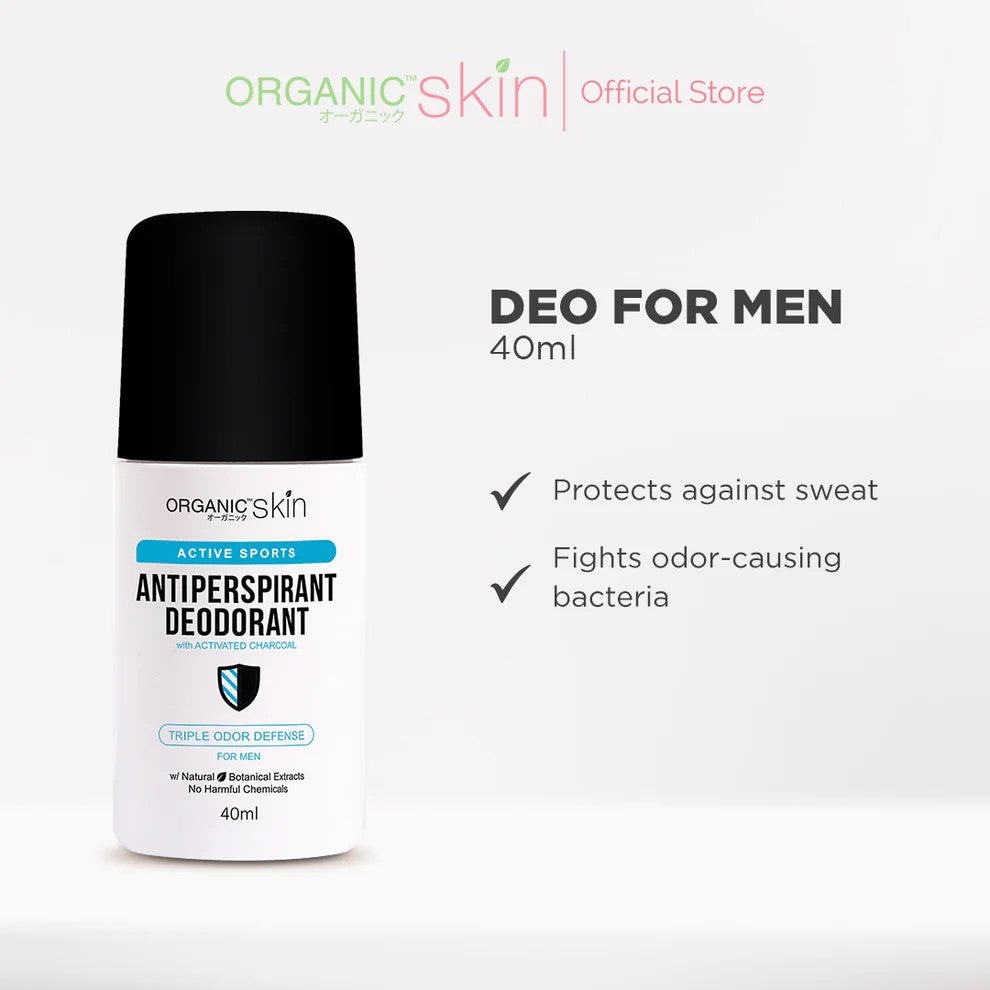 Organic Skin Japan Antii-Perspirant Underarm Whitening Deo Roll On for Men