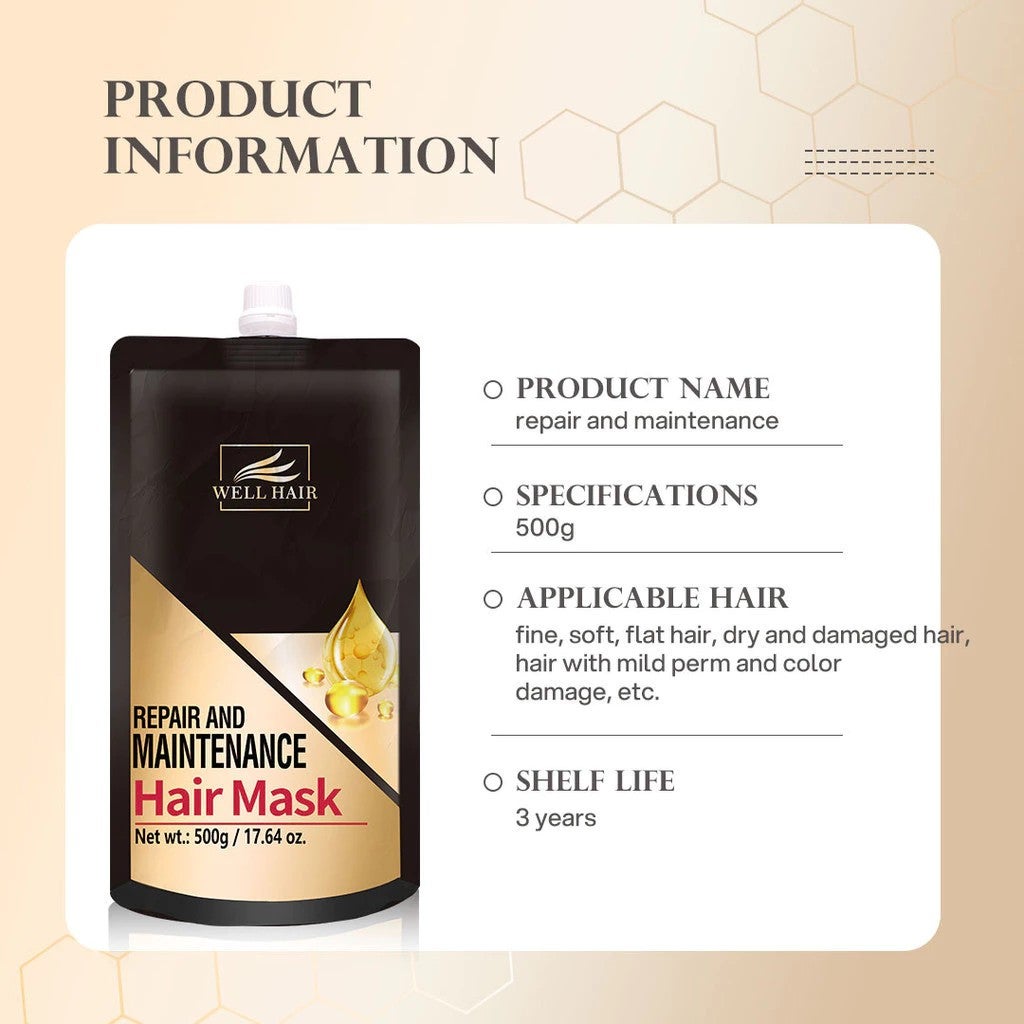 Well Hair Repair And Maintenance Hair Mask Wellhair 500G