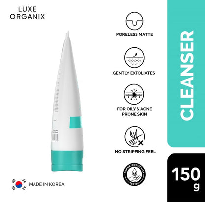 Luxe Organix Miracle Solutions Acne Derm + Gel Cleanser 150g