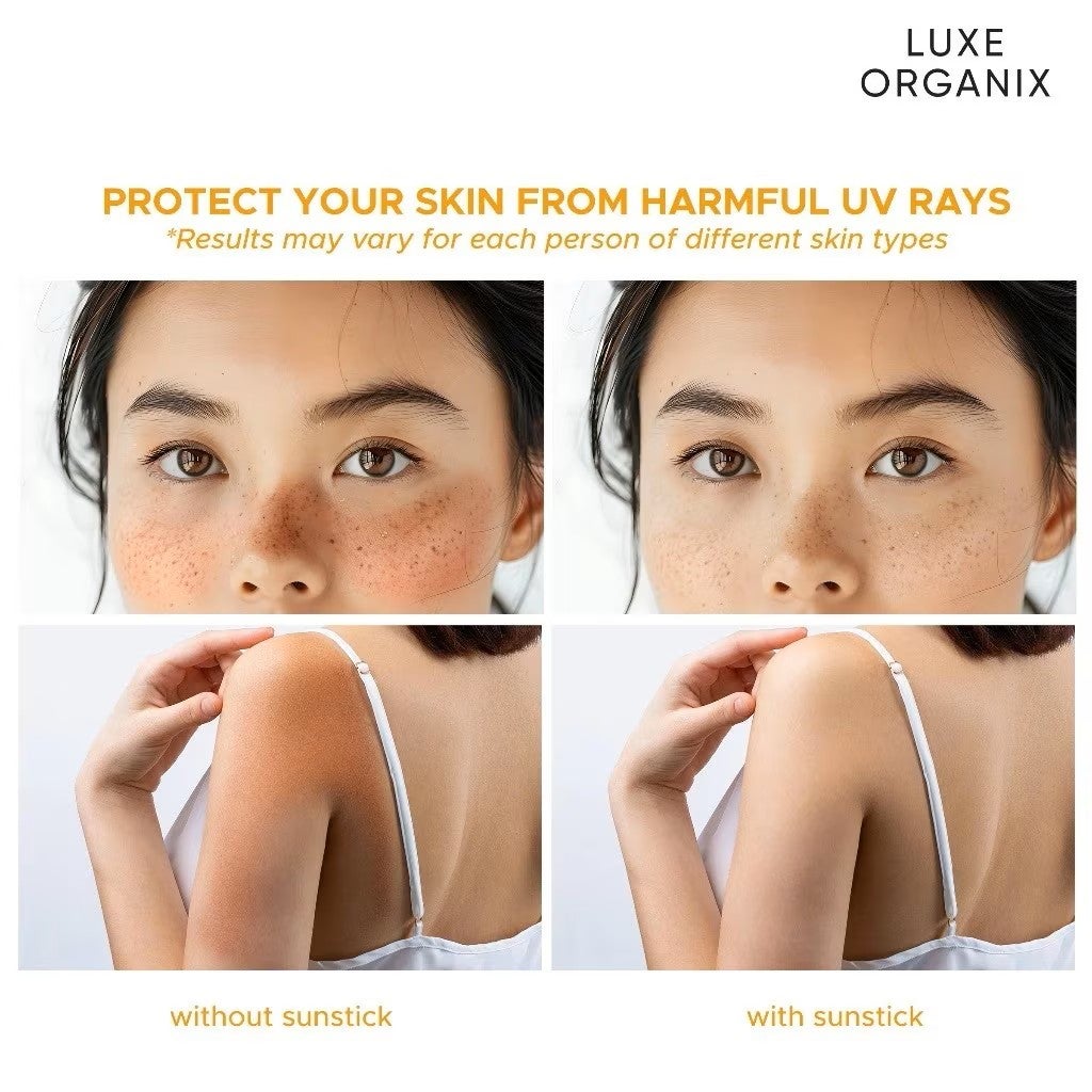 LUXE ORGANIX Zero Shine Invisible Screen Daily Sun Stick SPF 50 17g