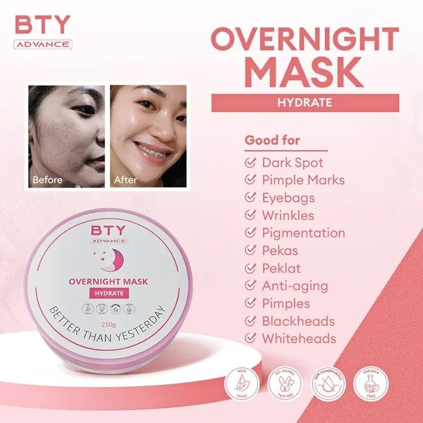 BTY Advance Basic Skincare Set (Mask, Lotion, Cleanser)