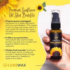 Luxe Wax Premium Sunflower Oil