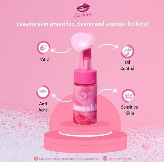 CC Glam & Beauty Glass Skin Foam Wash 100ml