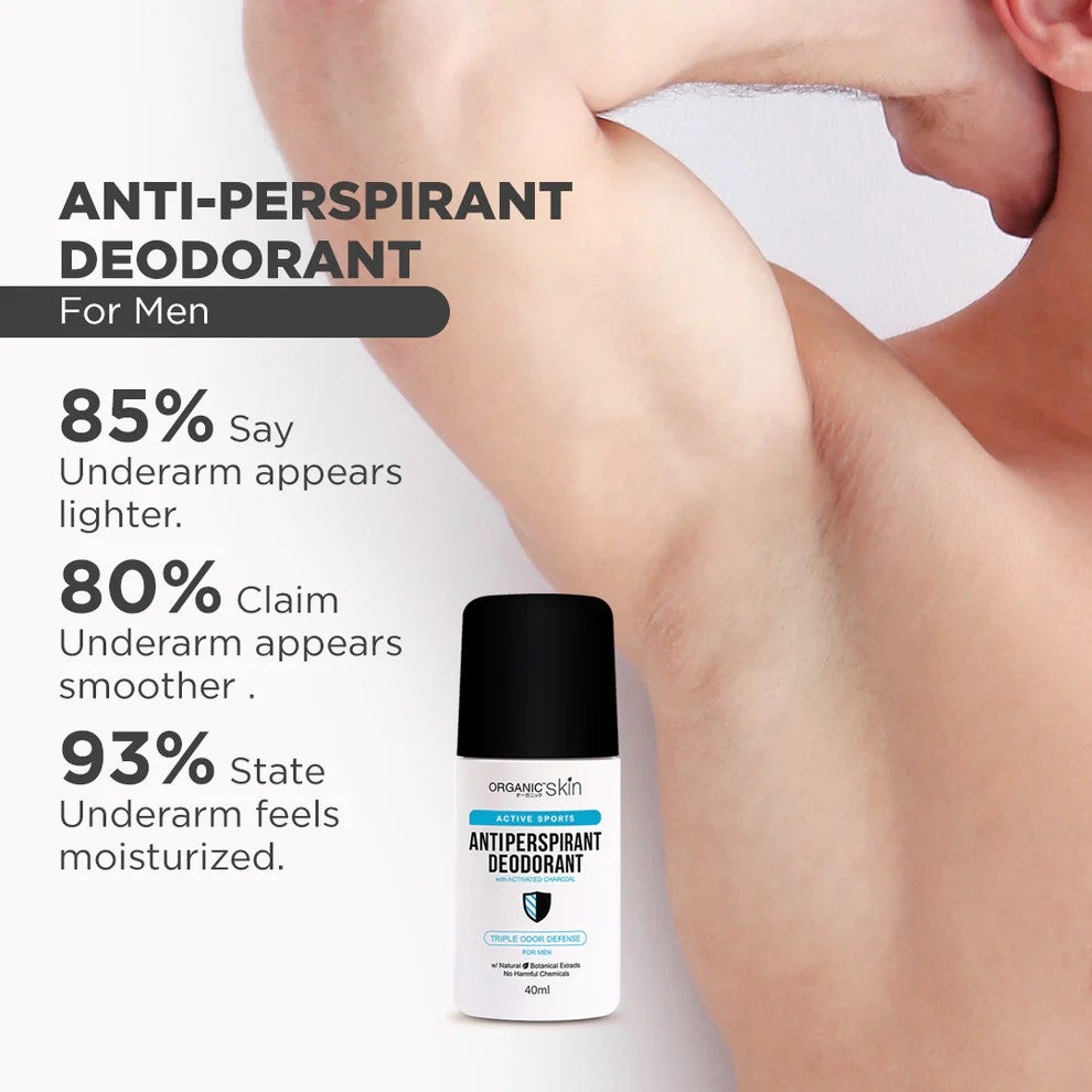 Organic Skin Japan Antii-Perspirant Underarm Whitening Deo Roll On for Men