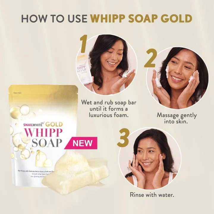 Snailwhite Whipp Soap Gold 100g