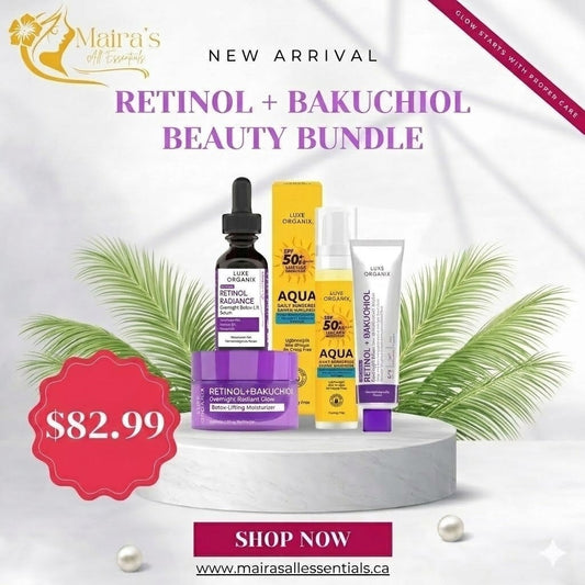 Luxe Organix Retinol + Bakuchiol Beauty Bundle