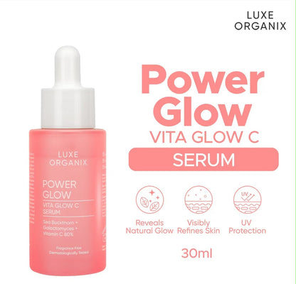 Luxe Organix Power Glow Vita C Serum 30ml