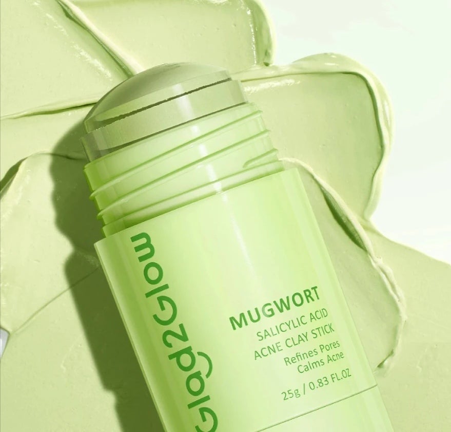Glad2Glow Mugwort Salicylic Acid Acne Clay Stick 25g