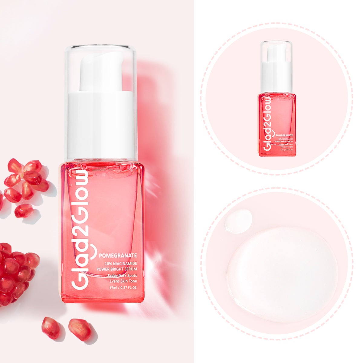 Glad2Glow Pomegranate Power Bright Serum