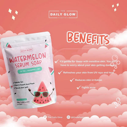 THE DAILY GLOW Watermelon Serum Soap