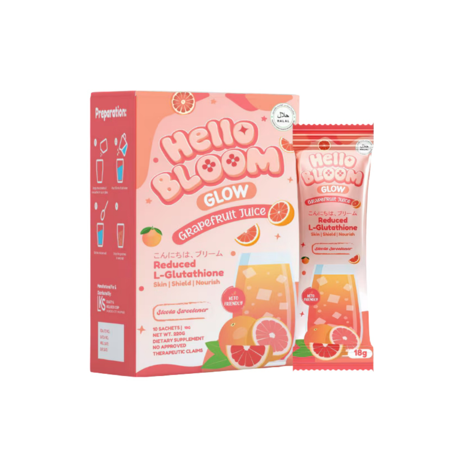 Hello Bloom Grapefruit juice
