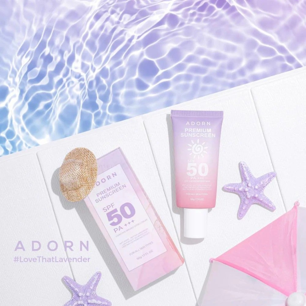 Adorn Premium Sunscreen SPF 50 PA+++ 50g