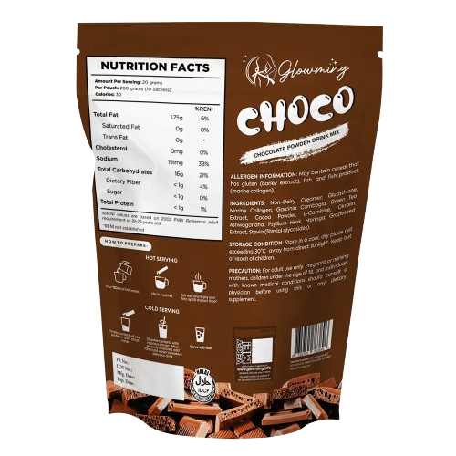Glowming Health & Beauty Drink Choco