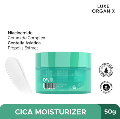 Luxe Organix Cica Rescue Gentle Brightening Derma Relief Moisturizer 50g