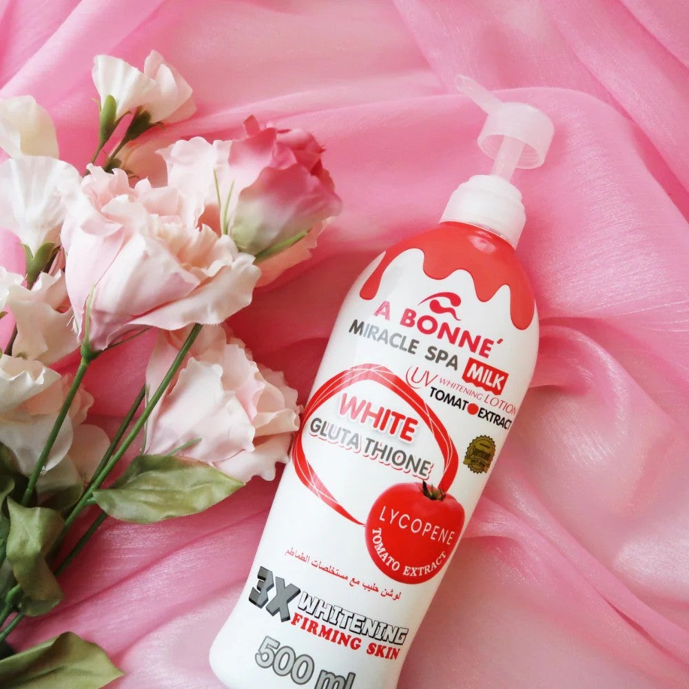 A Bonne' Miracle Spa Milk UV Whitening Lotion with Tomato Extract 500ml