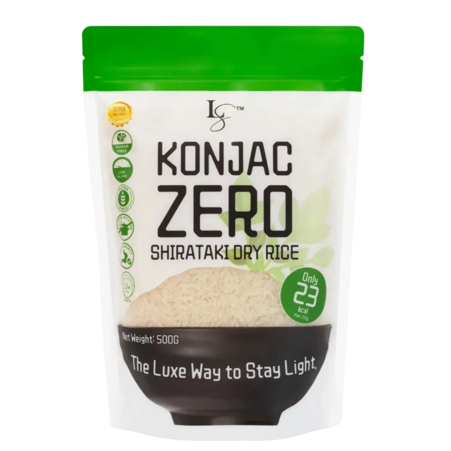Luxe Konjac Zero Shirataki Dry Rice 500g