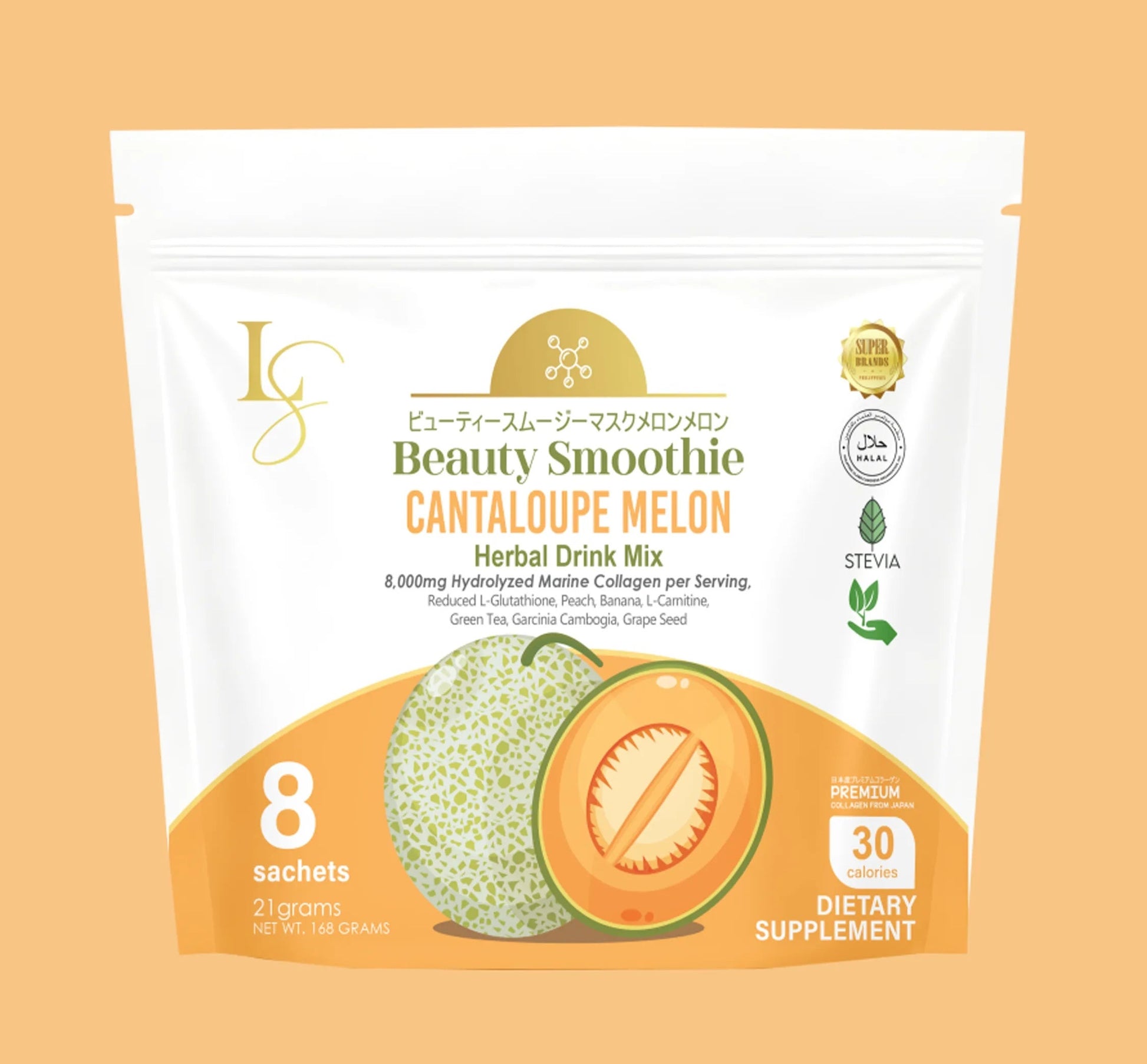Luxe Slim Cantaloupe Melon