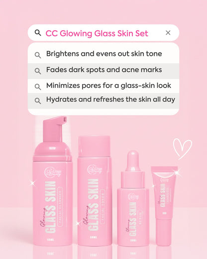 CC Glam & Beauty Glowing Glass Skin Set