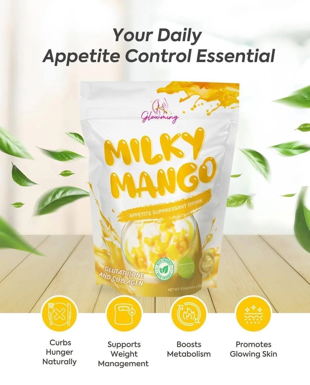 Glowming Health & Beauty Drink - Milky Mango