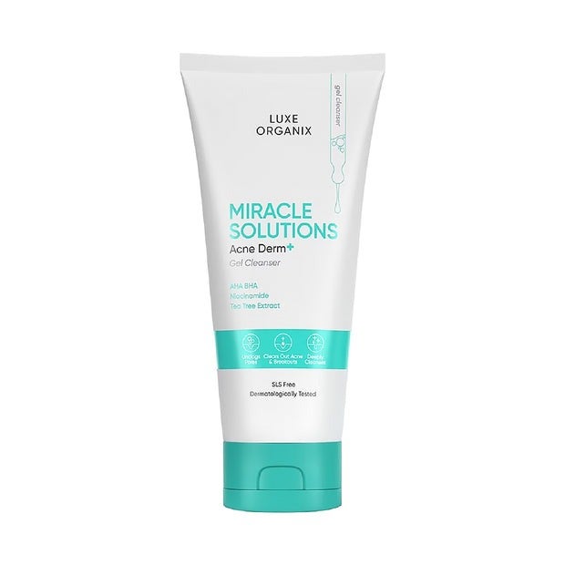 Luxe Organix Miracle Solutions Acne Derm + Gel Cleanser 150g
