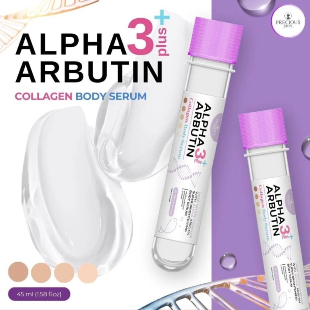 Precious Skin Alpha Arbutin Collagen Body Serum (Purple)