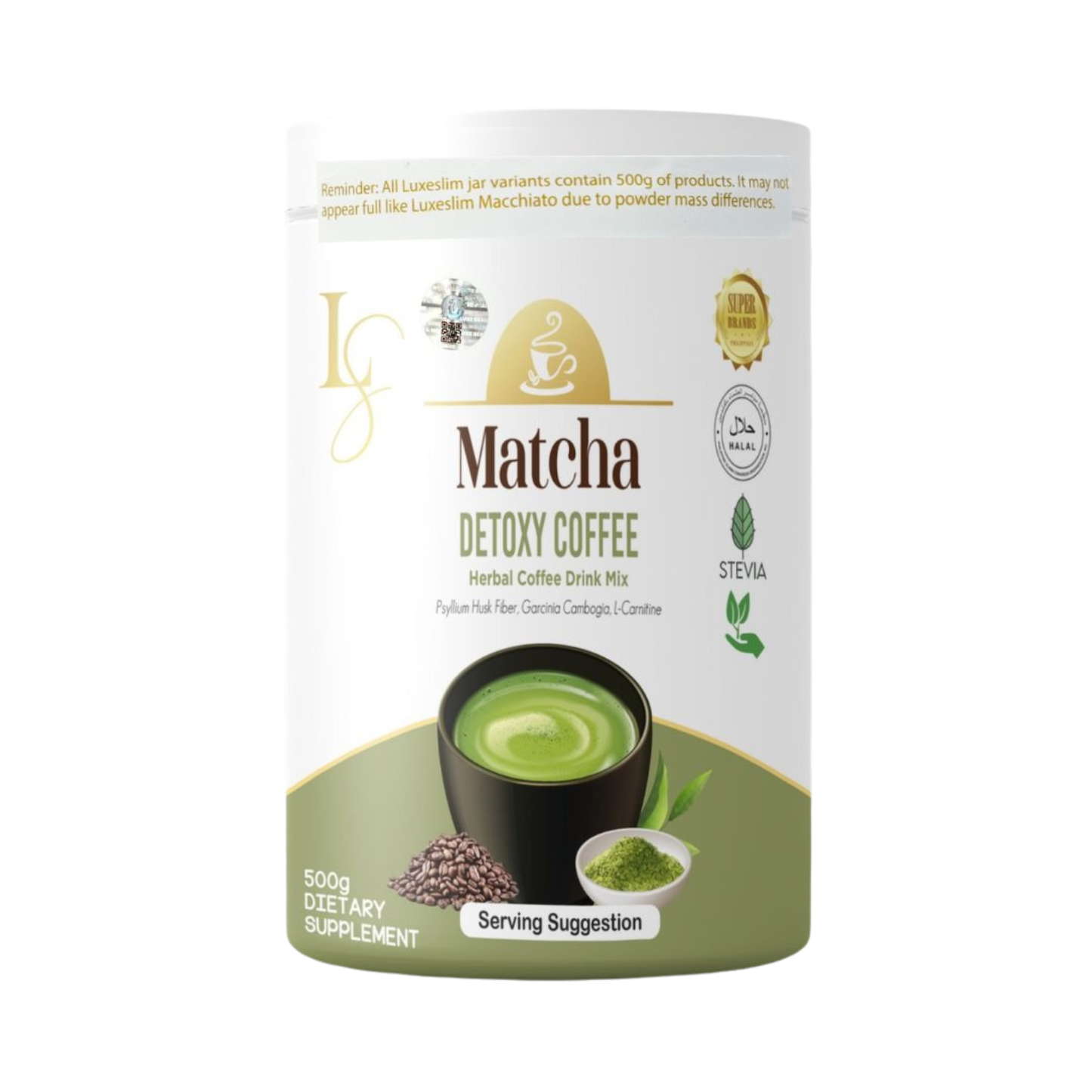 Luxe Slim Matcha Detox Half Kilo