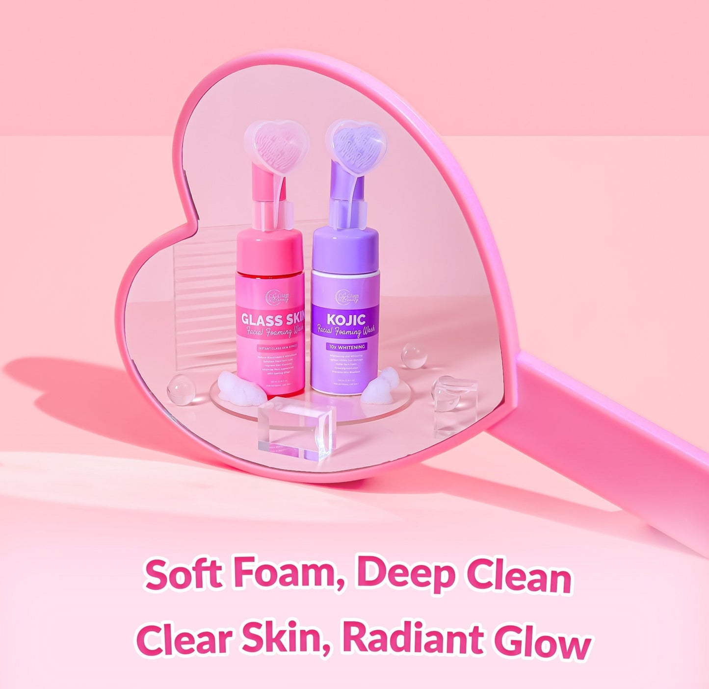CC Glam & Beauty Glass Skin Foam Wash 100ml