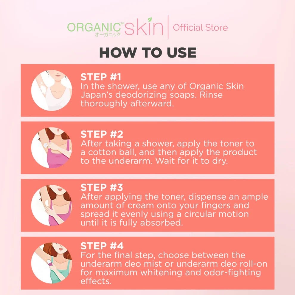 Organic Skin Japan Intensive Whitening Underarm Toner
