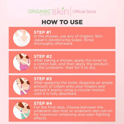 Organic Skin Japan Intensive Whitening Underarm Toner