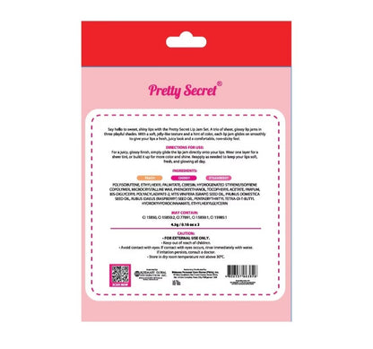Pretty Secret Fruity Lip Jam Gift Set
