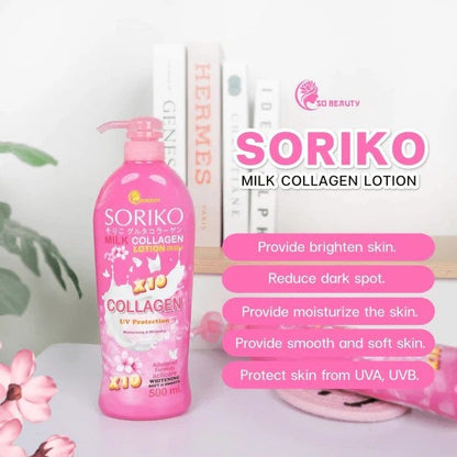 Soriko Lotion Milk Collagen 500ml