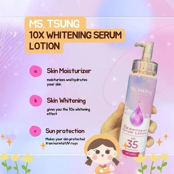 Ms Tsung 10x whitening lotion