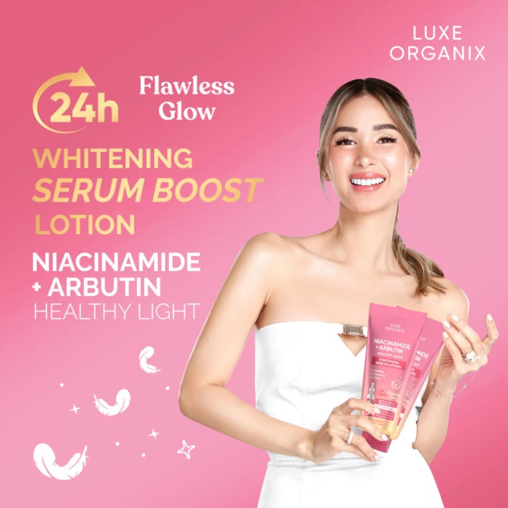 Luxe Organix Niacinamide + Alpha Arbutin Whitening Serum Lotion 350ml