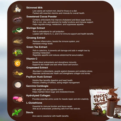 Glowming Health & Beauty Drink - Choco Blast