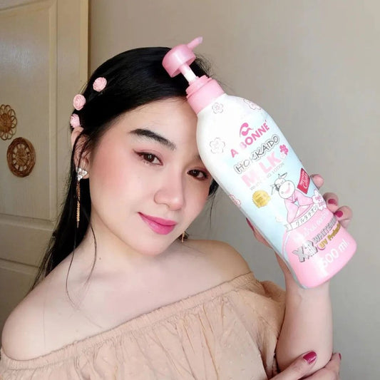 A Bonne' Hokkaido Milk Whitening Lotion 500ml
