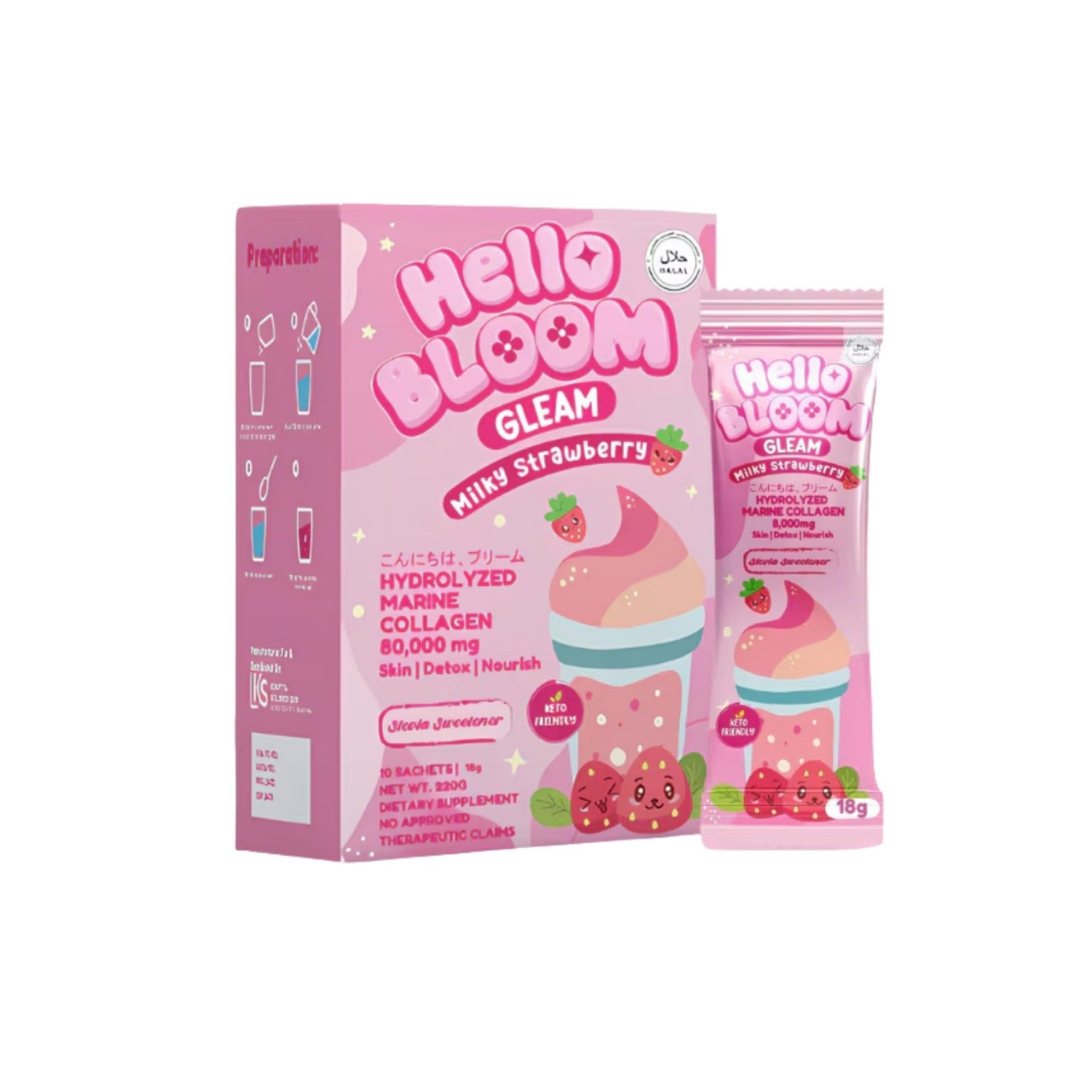 Hello Bloom MIlky Strawberry
