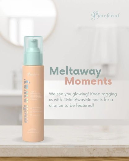 BAREFACED Melt Away 2 in 1 Hydrabright Oil To Foam Gentle Cleanser 100ml