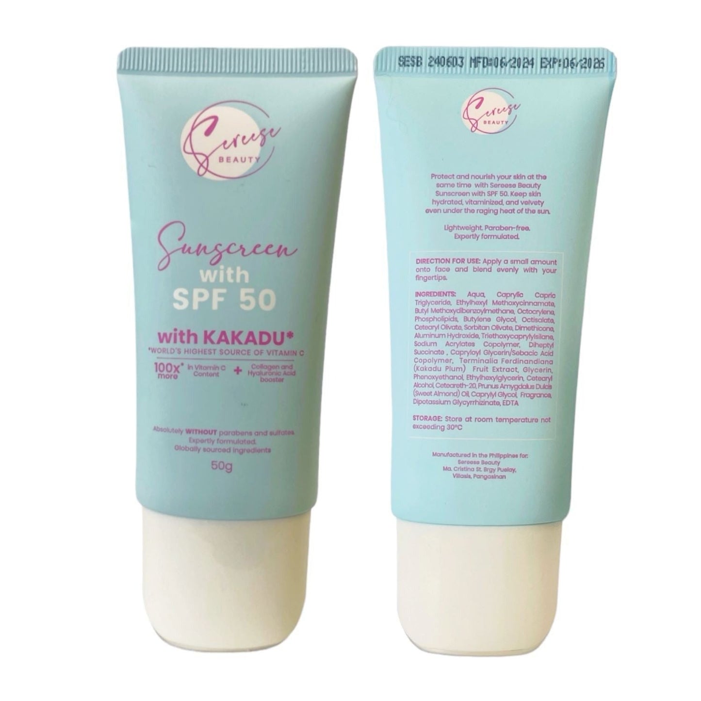 Sereese Kakadu sunscreen